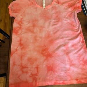 lululemon athletica Women's Short Sleeve Tie-Dye Tee - Pink